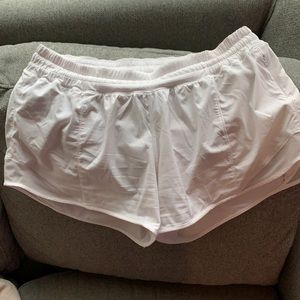 White Lulu Hotty Hot Shorts